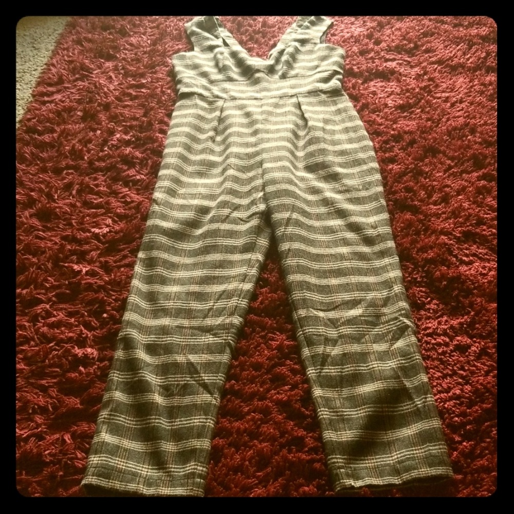 Black striped Jumpsuit